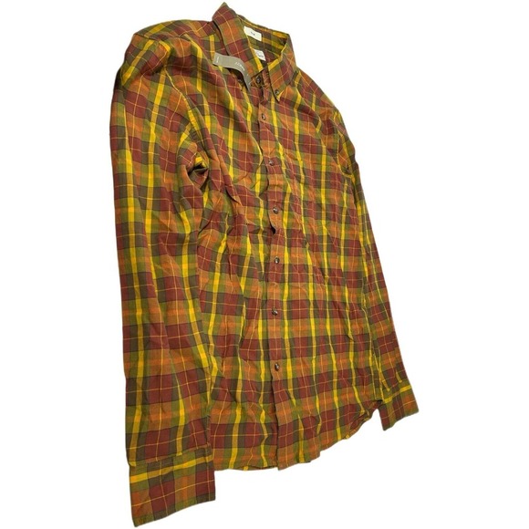 J.Crew Men's Slim Fit Brushed‎ Twill Fall Plaid Button Down Shirt Medium NWT* - Picture 1 of 7